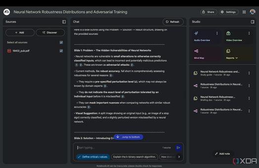 notebooklm mạng nơ-ron slide 1