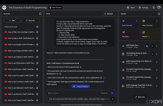 Lời nhắc tr&igrave;nh b&agrave;y NotebookLM