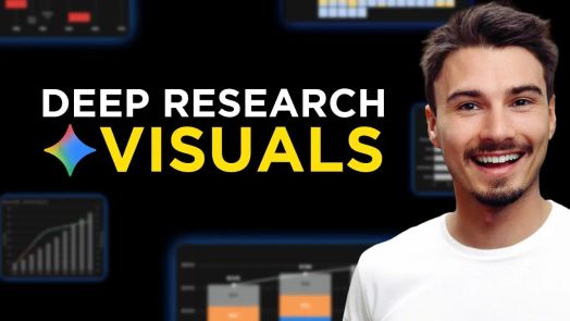 Gemini 3 Deep Research trình bày các biểu đồ và đoạn mã trong một bản tóm tắt nghiên cứu có cấu trúc trên màn hình.