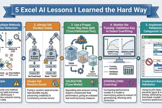 5 bài học AI trong Excel tôi học được qua những trải nghiệm xương máu