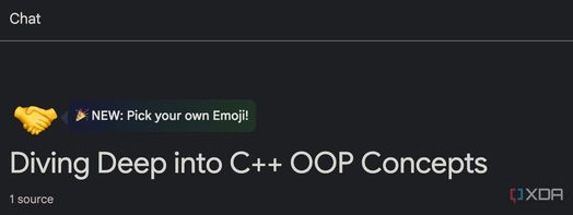 NotebookLM Chọn biểu tượng cảm x&uacute;c của ri&ecirc;ng bạn