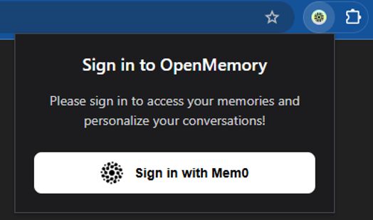 đăng k&yacute; mở rộng openmemory