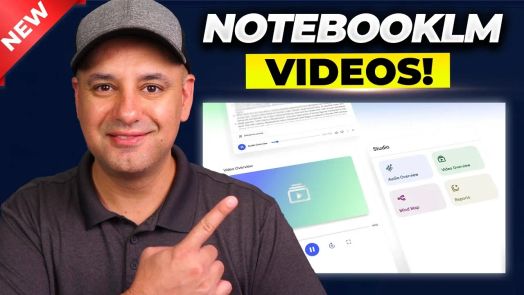 T&iacute;nh năng tổng quan video AI của Google NotebookLM đang hoạt động