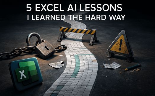5 b&agrave;i học AI trong Excel t&ocirc;i học được qua những trải nghiệm xương m&aacute;u