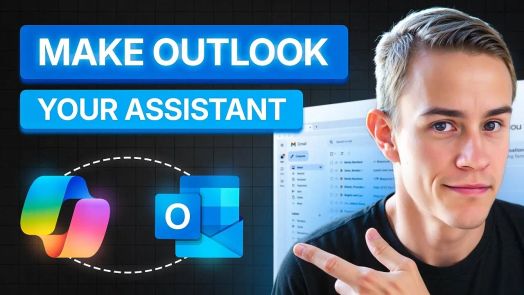 Ảnh chụp màn hình Microsoft Copilot lên lịch nhắc nhở trong Outlook để tóm tắt email và soạn thảo phản hồi
