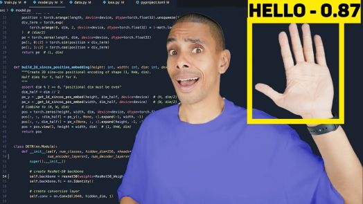 Ph&aacute;t hiện ng&ocirc;n ngữ k&yacute; hiệu theo thời gian thực sử dụng c&ocirc;ng nghệ DETR