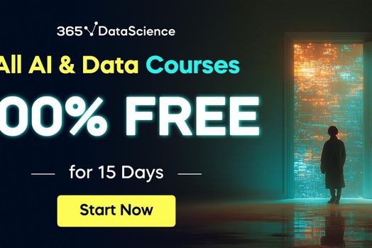 Các khóa học AI và Khoa học dữ liệu miễn phí với 365 Data Science—Truy cập không giới hạn 100% đến ngày 21 tháng 11
