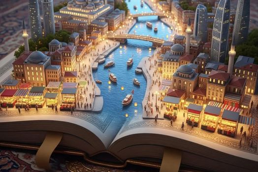 Hô biến Jakarta cổ kính thành phố giấy huyền ảo chỉ với một prompt