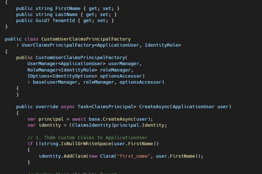 🔥 Tùy biến JWT Token trong ASP.NET Core Identity, lúc này Claims mới thực sự quyền lực