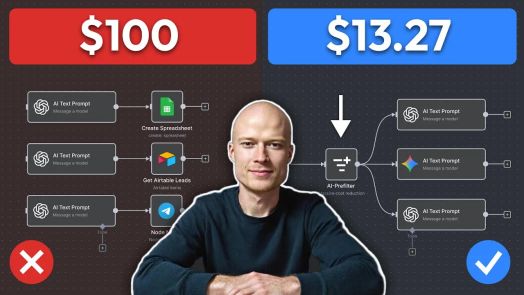 Minh họa tiền lọc trong quy tr&igrave;nh l&agrave;m việc AI để cắt giảm chi ph&iacute;