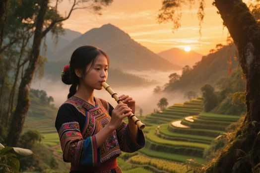 Văn hóa dân gian Việt Nam với phong cách truyền thống