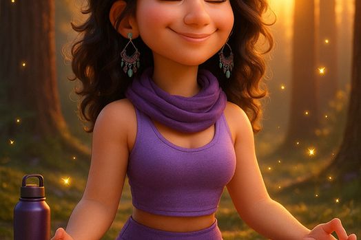 Bình minh trong rừng 🌄🧘 ♀️✨