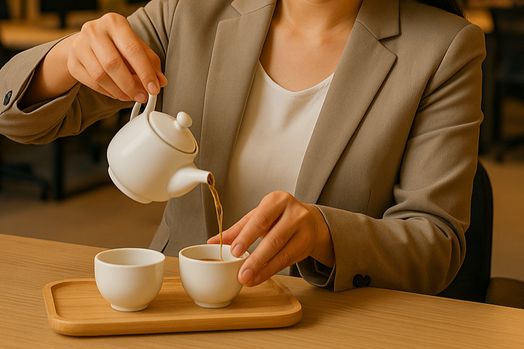 Pha trà cho sếp và bài học xây dựng nội lực