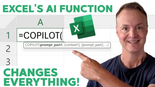 Tổng quan về c&aacute;c t&iacute;nh năng ch&iacute;nh trong Copilot hỗ trợ AI của Excel