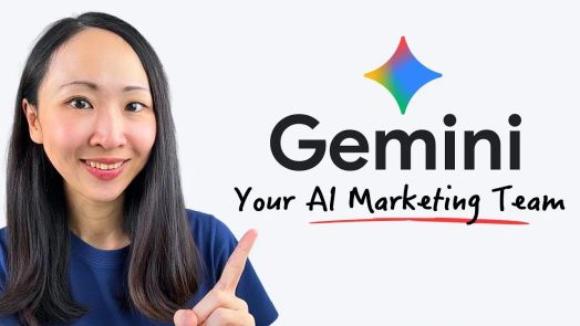 Gemini và Notebook LM được sử dụng để xây dựng một báo cáo chiến lược marketing hoàn chỉnh