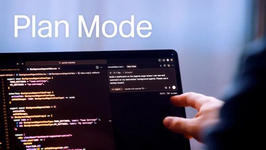 Ảnh chụp m&agrave;n h&igrave;nh t&iacute;nh năng Plan Mode của Cursor AI, được thiết kế để hợp l&yacute; h&oacute;a quy tr&igrave;nh l&agrave;m việc ph&aacute;t triển phần mềm.
