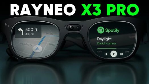 Kính thông minh RayNeo X3 Pro nêu bật thời gian hoạt động ngắn so với Meta.