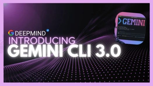 Giao diện Gemini CLI 3.0 thể hiện các tính năng mã hóa AI tiên tiến