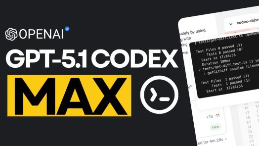 Codex Max đang chạy phiên lập trình 24 giờ trong một IDE trên dự án lớn