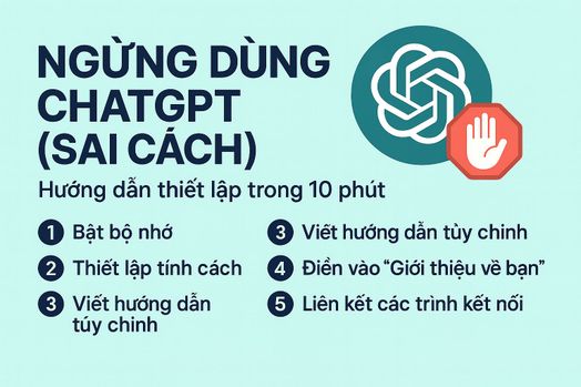 Ngừng sử dụng ChatGPT (sai cách)