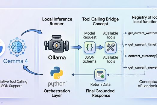 Function calling với Gemma 4 – build AI agent chạy local, không cần API key