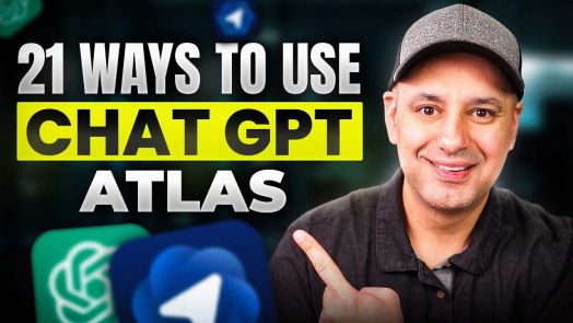Minh họa các công cụ AI để điều hướng web và tăng năng suất trong ChatGPT Atlas