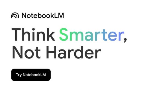 C&oacute; thể l&agrave; đồ họa về &lrm;văn bản cho biết '&lrm;ה NotebookLM Think Smarter, Not Harder Try NotebookLM&lrm;'&lrm;