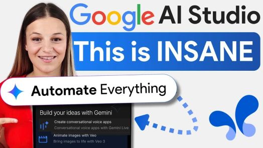 Ảnh chụp màn hình VIP coding của Google AI Studio hiển thị lời nhắc để xây dựng ứng dụng