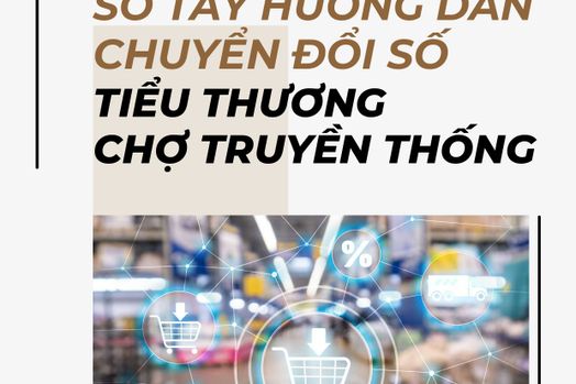 Sổ tay hướng dẫn chuyển đổi số tiểu thương chợ truyền thống