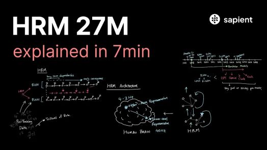 Kiến tr&uacute;c AI tối giản của HRM 27M th&aacute;ch thức c&aacute;c chuẩn mực ng&agrave;nh