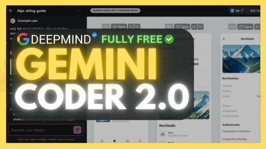 Ảnh chụp màn hình của Gemini Build Mode, một công cụ lập trình AI miễn phí của Google