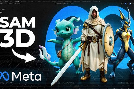 Tạo mô hình 3D từ hình ảnh với ứng dụng SAM 3D miễn phí của Meta: Biến ảnh thành lưới