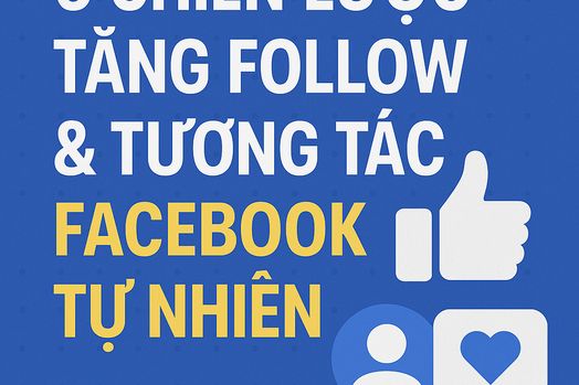 6 chiến lược tăng follow và tương tác Facebook tự nhiên