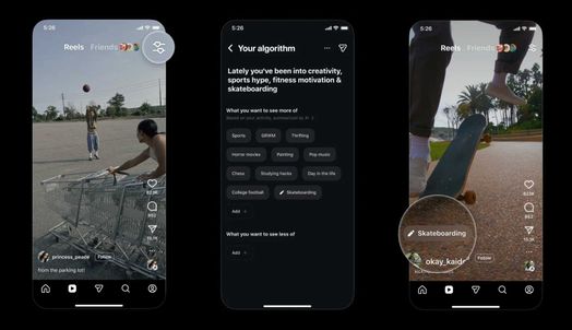 Ảnh chụp m&agrave;n h&igrave;nh minh họa c&ocirc;ng cụ thuật to&aacute;n mới của Instagram.