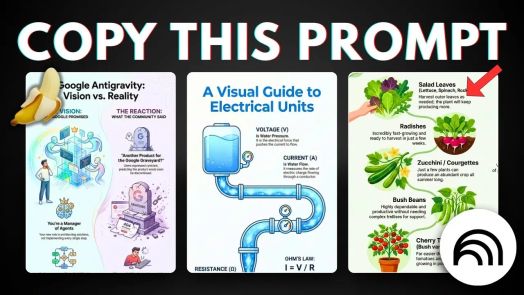 Ví dụ infographic với không gian trắng cân bằng và kiểu chữ dễ đọc được tạo trong NotebookLM.